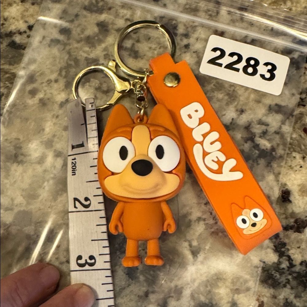 2283 Matthew Fun Item Bluey Key Ring & Bag Charm